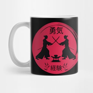 Japanese samurai fighting Mug